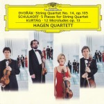 Dvořák: String Quartet No. 14, op. 105 – Schulhoff: 5 Pieces for String Quartet – Kurtág: 12 Microludes op. 13