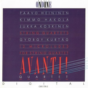 Paavo Heininen, Kimmo Hakola, Jukka Koskinen – String Quartets, György Kurtág – 12 Microludes For String Quartet