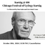 Kurtág szerzői est 2. | Kurtág@100: Chicago Festival of György Kurtág